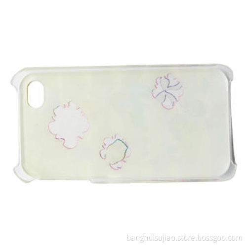 2013 Lovely Patterns and Clear Case for iPhone 4S, Made of High-grade PC Material